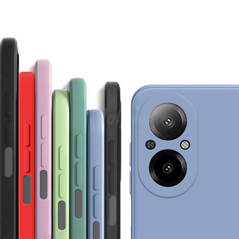 Realme C67 - For Realme C67 Case Liquid Silicone