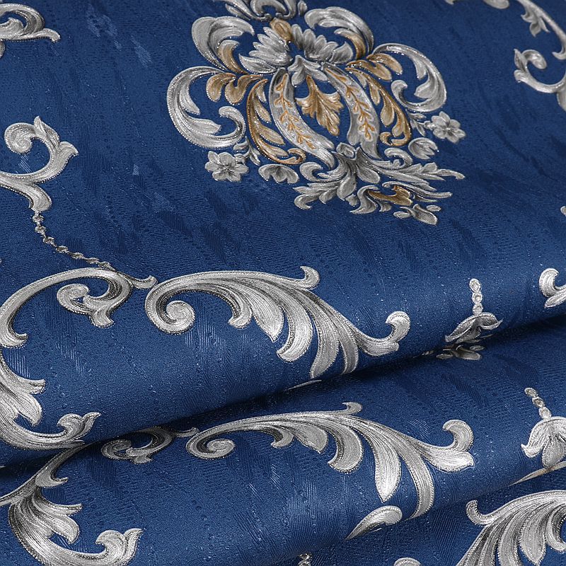 Luxury Lifestyle Wallpaper - 3D Embossed Wallpaper Luxury Dark Blue