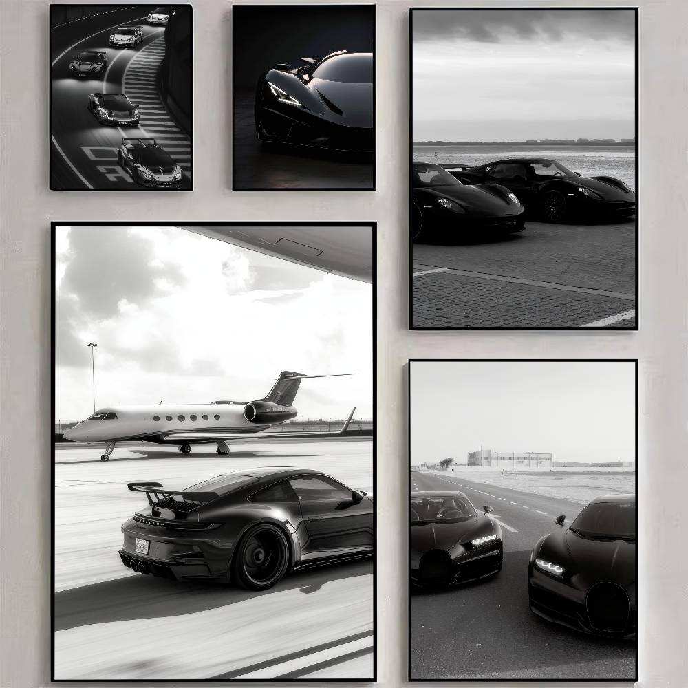 Luxury Lifestyle Wallpaper - Black Luxury sports car Good Quality