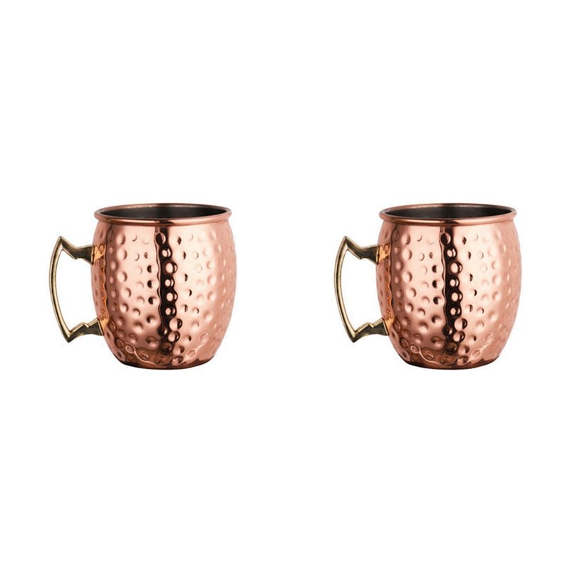 JHD 2X Moscow Mule Cup Stainle - Copper Cocktail Mug recension och pris