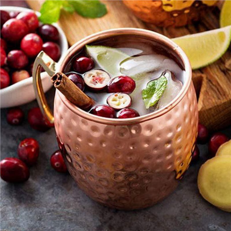 JHD 2X Moscow Mule Cup Stainle - Copper Cocktail Mug recension och pris