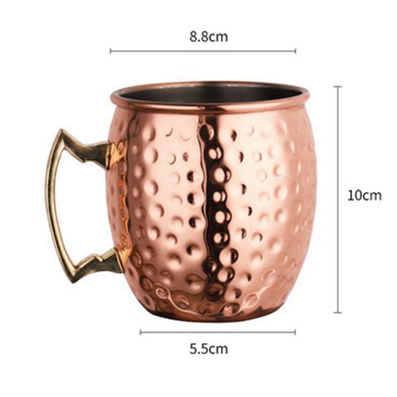 JHD 2X Moscow Mule Cup Stainle - Copper Cocktail Mug recension och pris