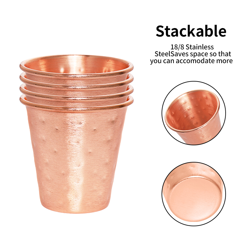 Set of 4/6 Copper Plating Beer - Copper Cocktail Mug recension och pris