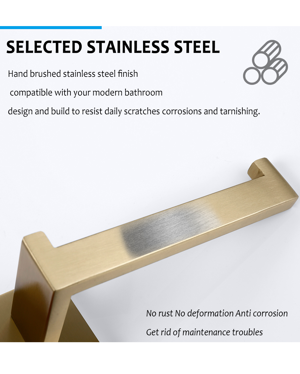 Luxury Gold Brushed Wall Mount - Luxury Lifestyle Wallpaper recension och pris