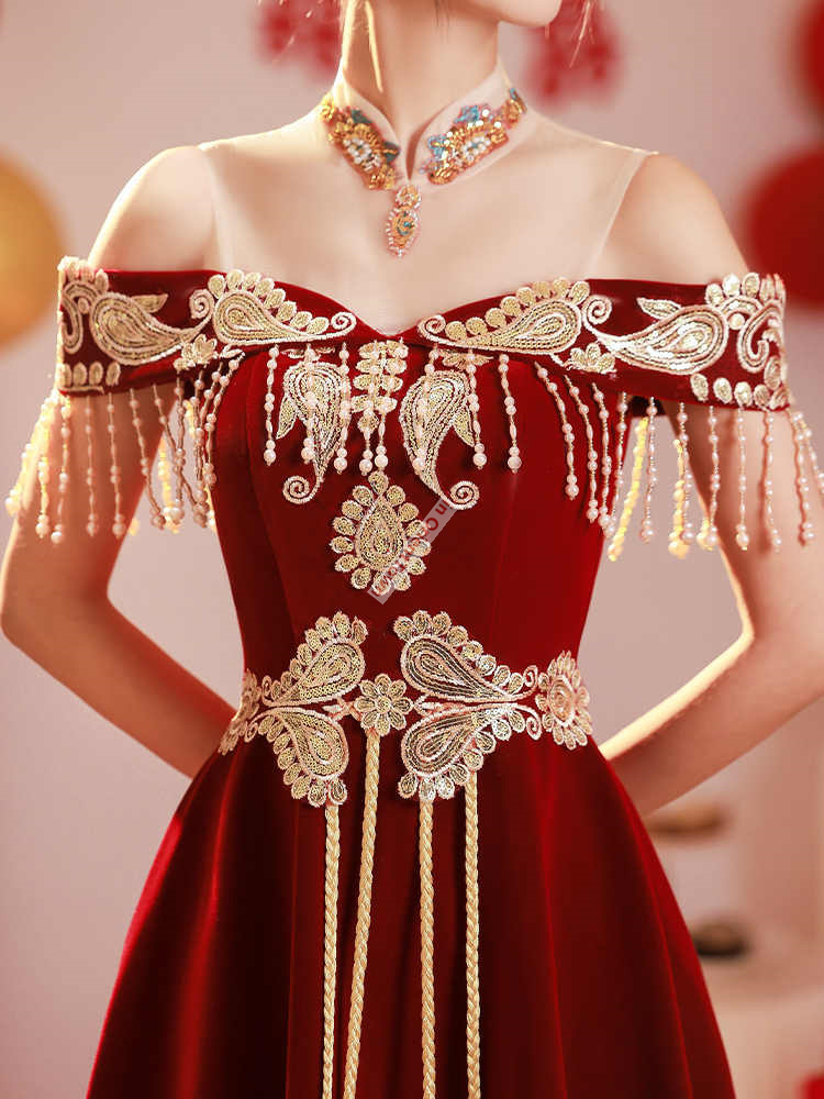 Chinese Style Toast Dress Brid - Luxury Lifestyle Girl recension och pris