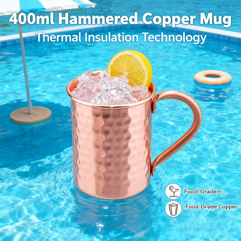 New 100% Copper Cups Pure Soli - Copper Cocktail Mug recension och pris