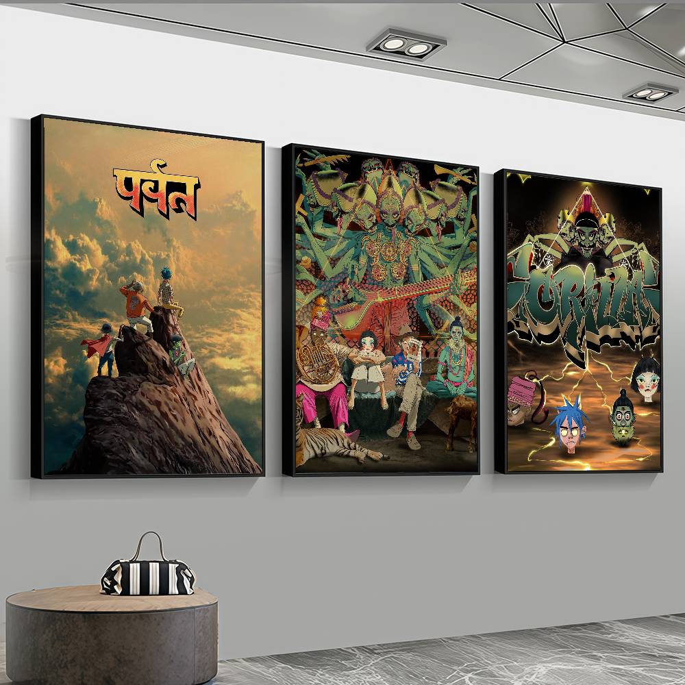 band G-gorillaz The Mountain   - Luxury Lifestyle Wallpaper recension och pris