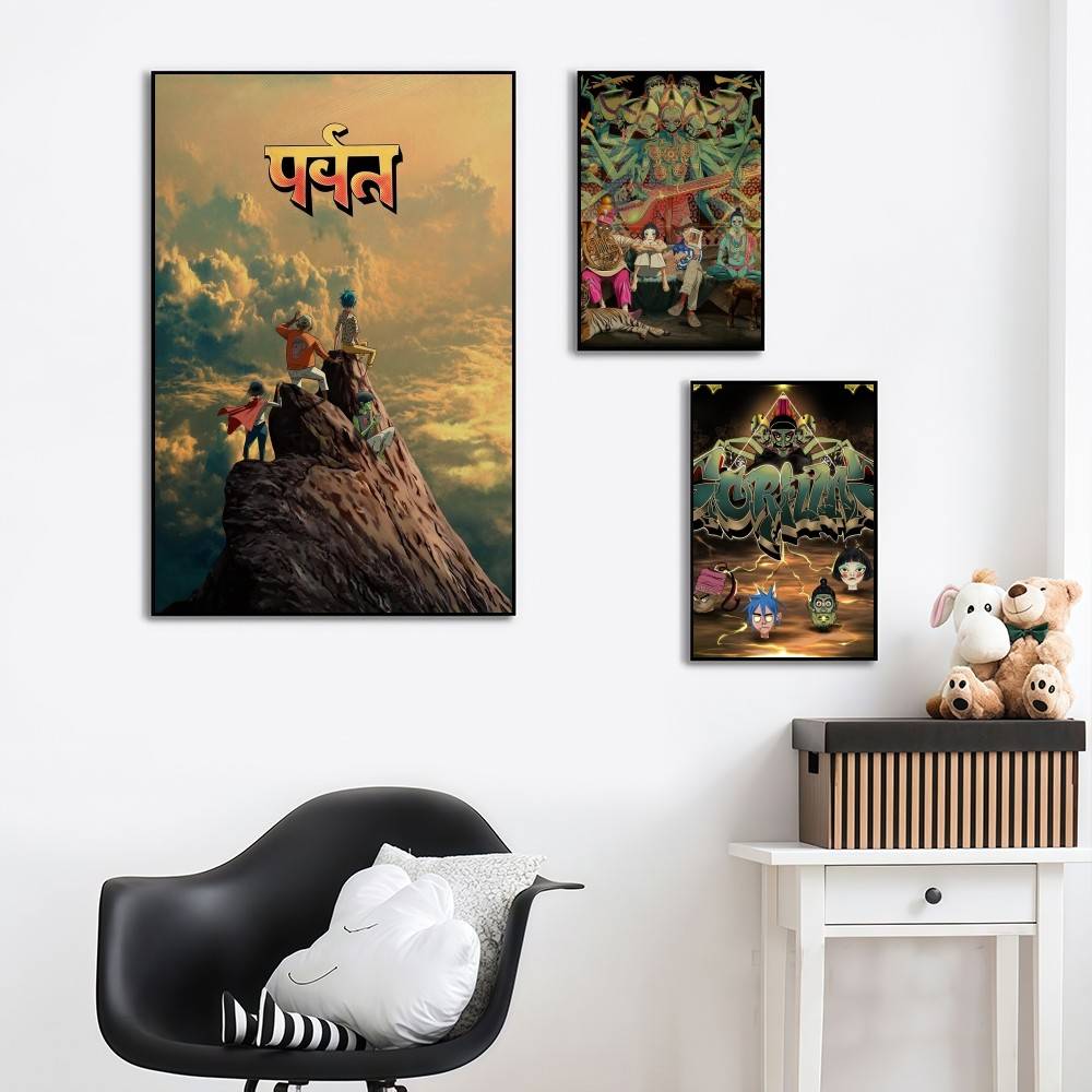 band G-gorillaz The Mountain   - Luxury Lifestyle Wallpaper recension och pris
