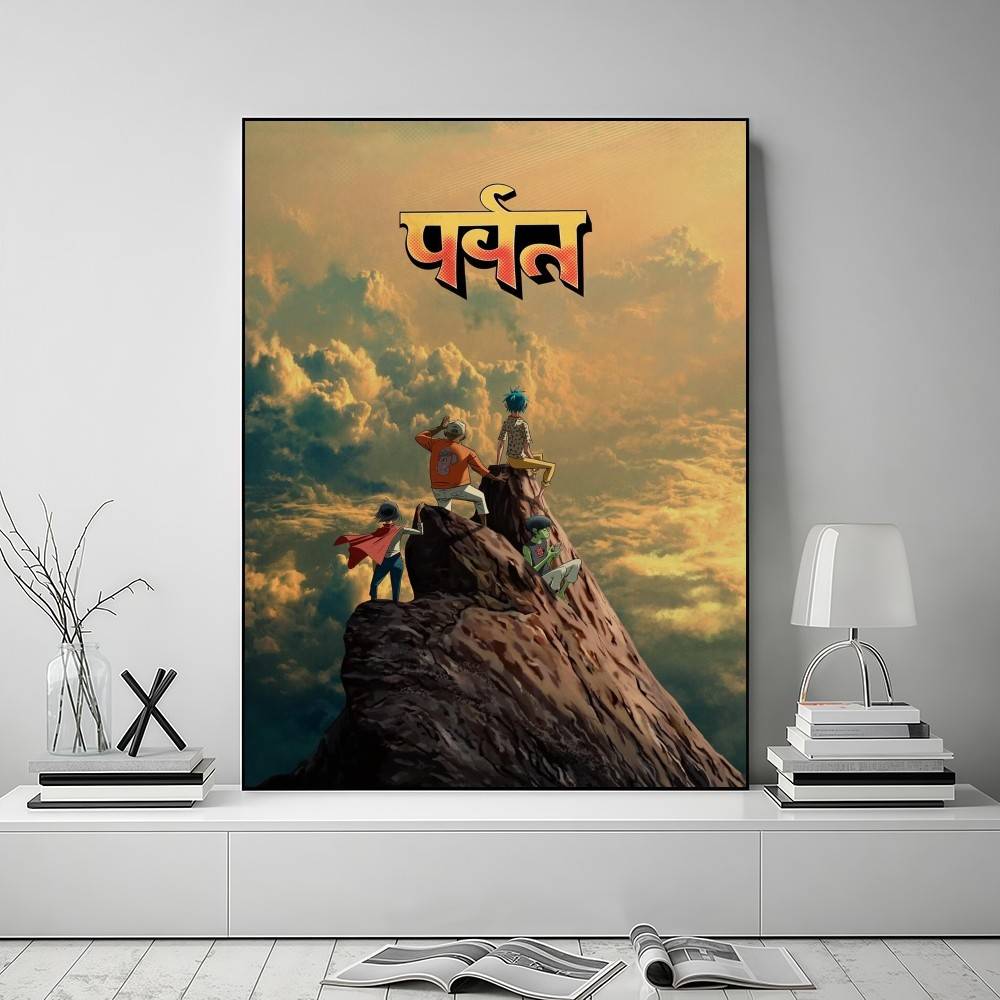 band G-gorillaz The Mountain   - Luxury Lifestyle Wallpaper recension och pris