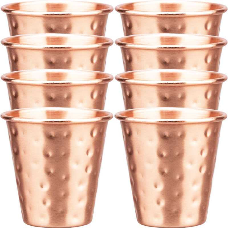 6cs 8Pcs New 100% Copper Cups  - Copper Cocktail Mug recension och pris