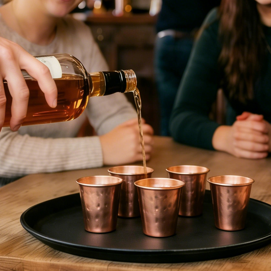 6cs 8Pcs New 100% Copper Cups  - Copper Cocktail Mug recension och pris