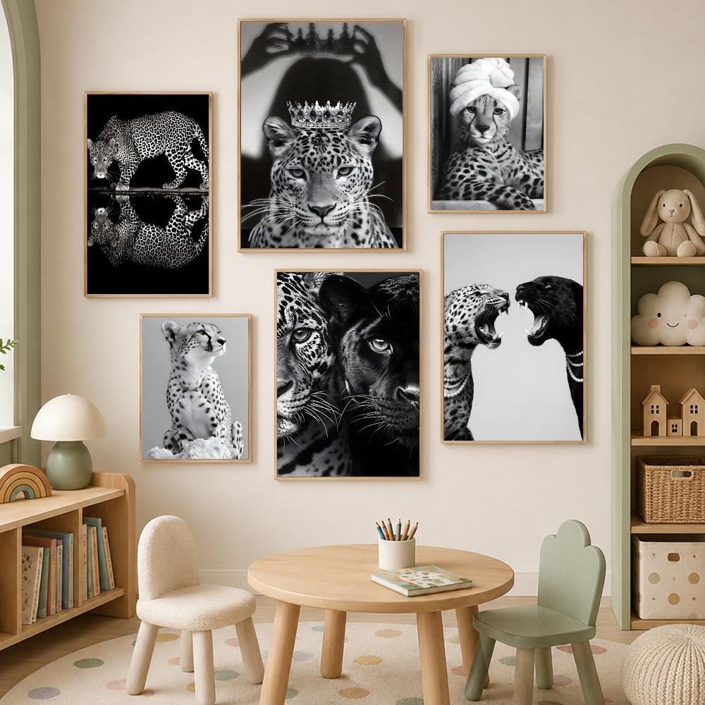 Luxury Black And White Leopard - Luxury Lifestyle Wallpaper recension och pris