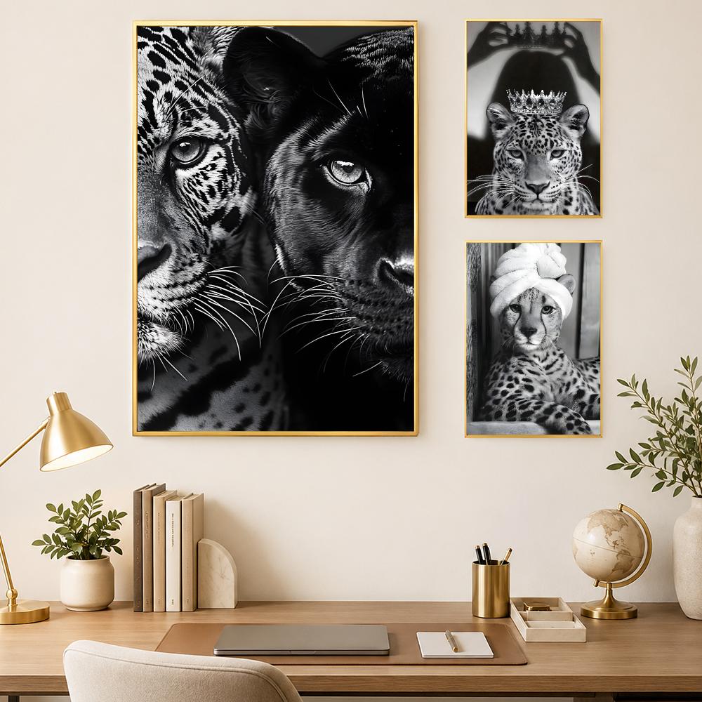 Luxury Black And White Leopard - Luxury Lifestyle Wallpaper recension och pris