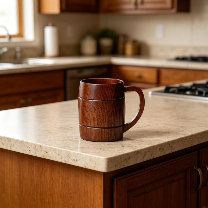 Elegant Wooden Beer Mug 270ml  - Copper Cocktail Mug recension och pris