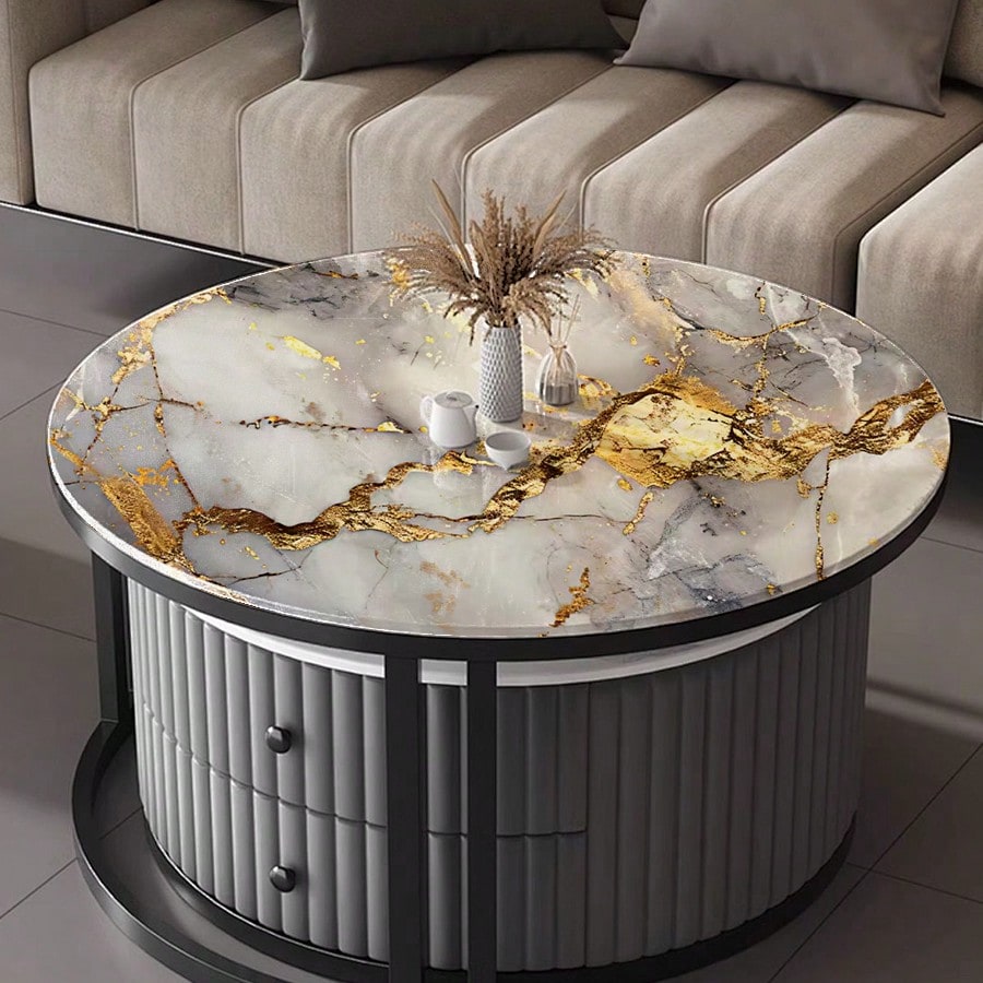 1roll Waterproof Marble Peel a - Luxury Lifestyle Wallpaper recension och pris